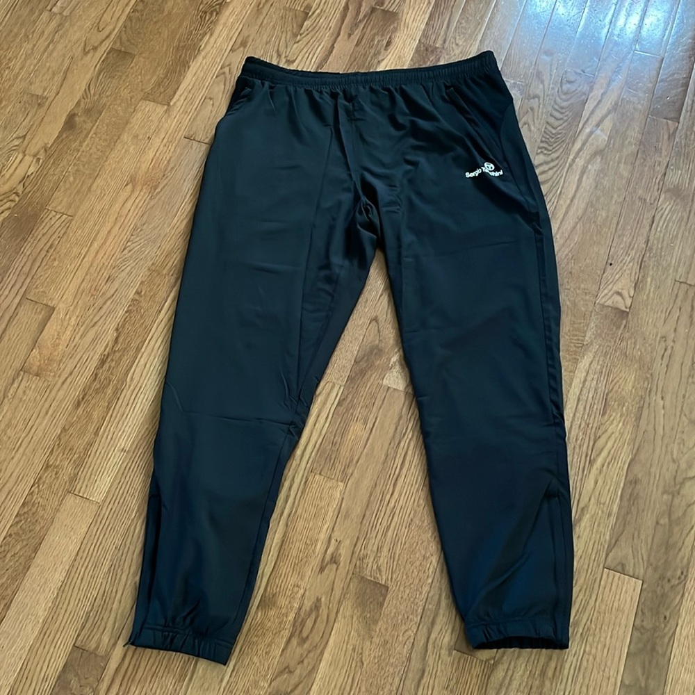 Sergio Tacchini black sweatpants 3x NWOT